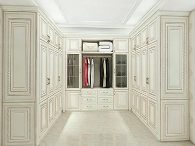 北欧地中海衣帽间